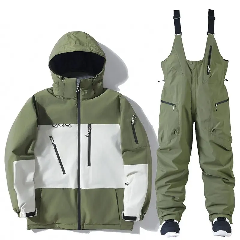 2025 Winter Ski Jackets & Bibs Outdoor Unisex Snowsuits Outfits