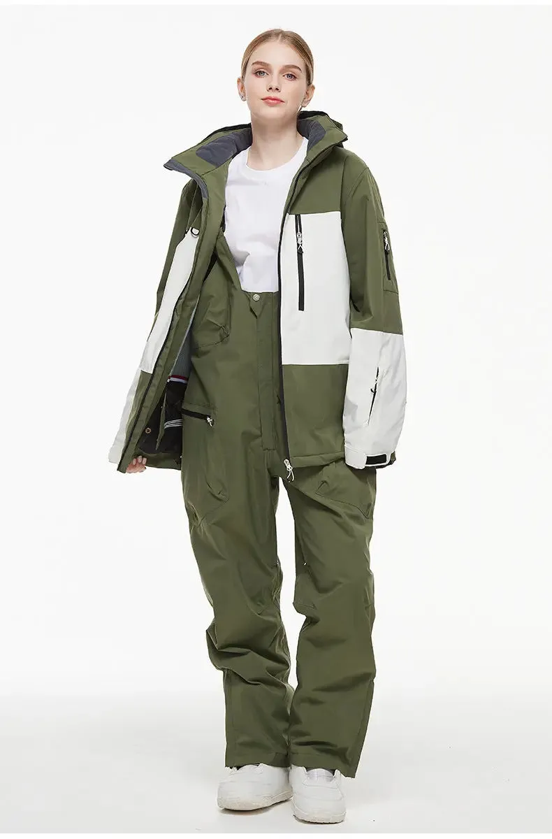 2025 Winter Ski Jackets & Bibs Outdoor Unisex Snowsuits Outfits