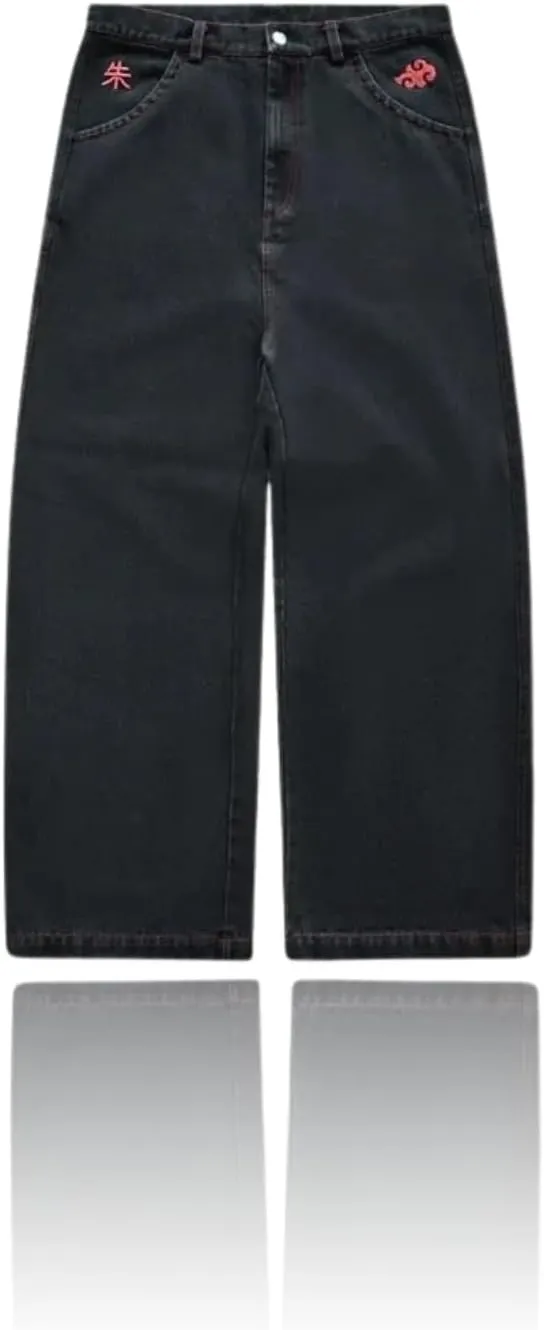Anime Jeans Sweatpants Suit for Men Women - Cool Printed Graphic Sweat Jogger Pants Fitness Gym Trousers