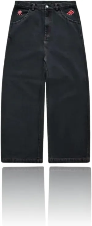 Anime Jeans Sweatpants Suit for Men Women - Cool Printed Graphic Sweat Jogger Pants Fitness Gym Trousers