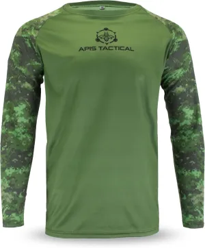 Apis Tacical - All-Season Base Layer - Mens Undershirts for Beekeeping & Outdoors - Moisture-Wicking Long Sleeve Undershirt