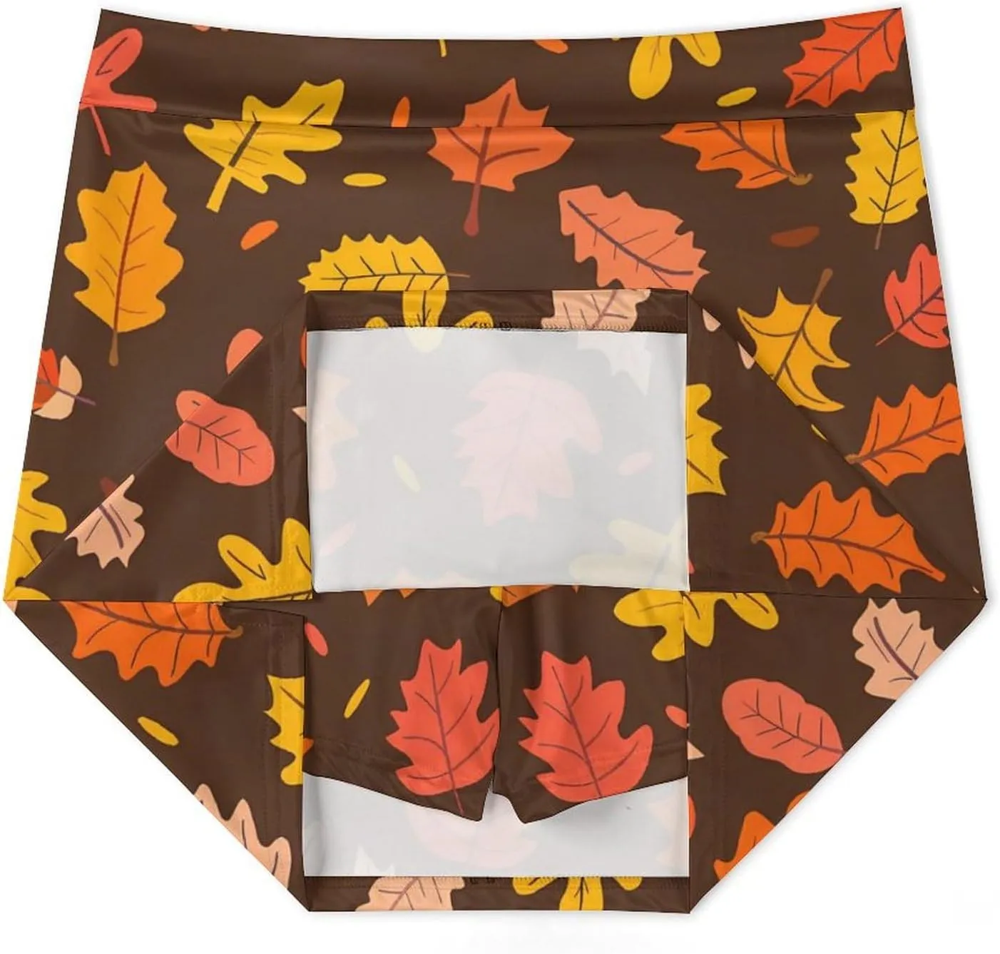 Autumn Leaves Women's Skort Athletic Skirt Golf Skorts A-line Skirts with Built-in Shorts Pockets