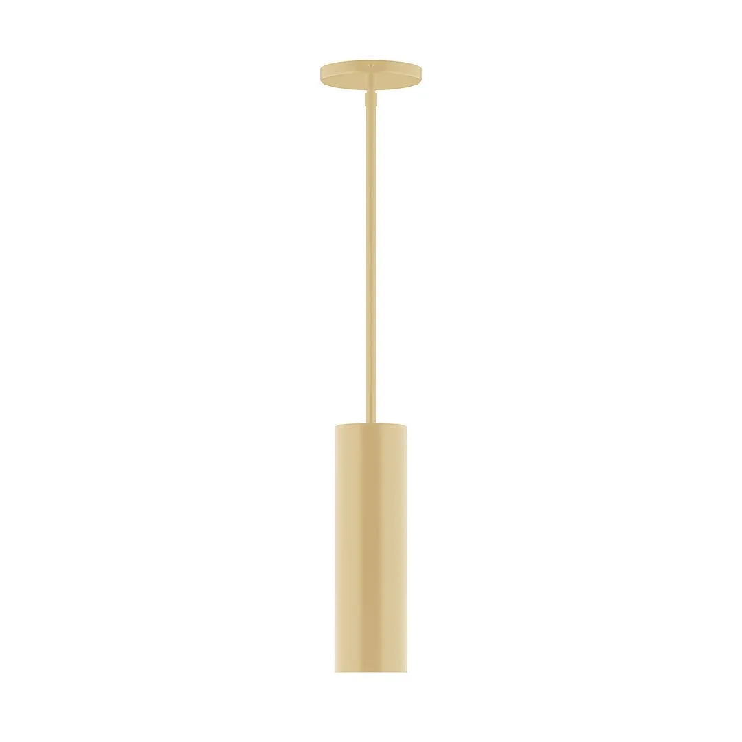 Axis Beam 12" Stem Hung Pendant Light in Ivory