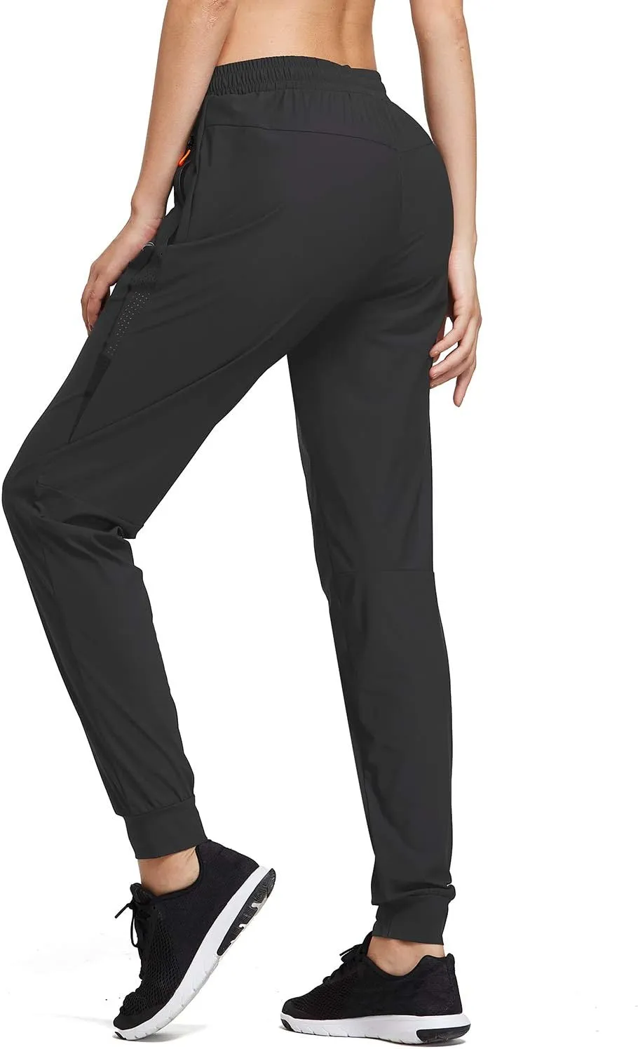 baleaf Women's Joggers Running Hiking Pants Lightweight Quick Dry Athletic Travel Workout with Zipper Pockets