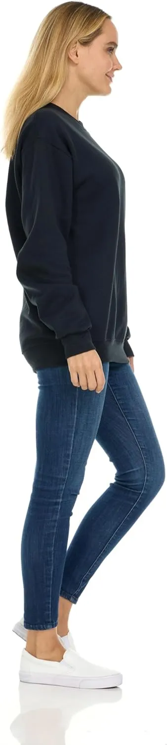 BILLIONHATS 3 Pack Womens Oversized Crew Neck Sweatshirt, Fleece Lined, Bulk Wholesale Sweatshirts