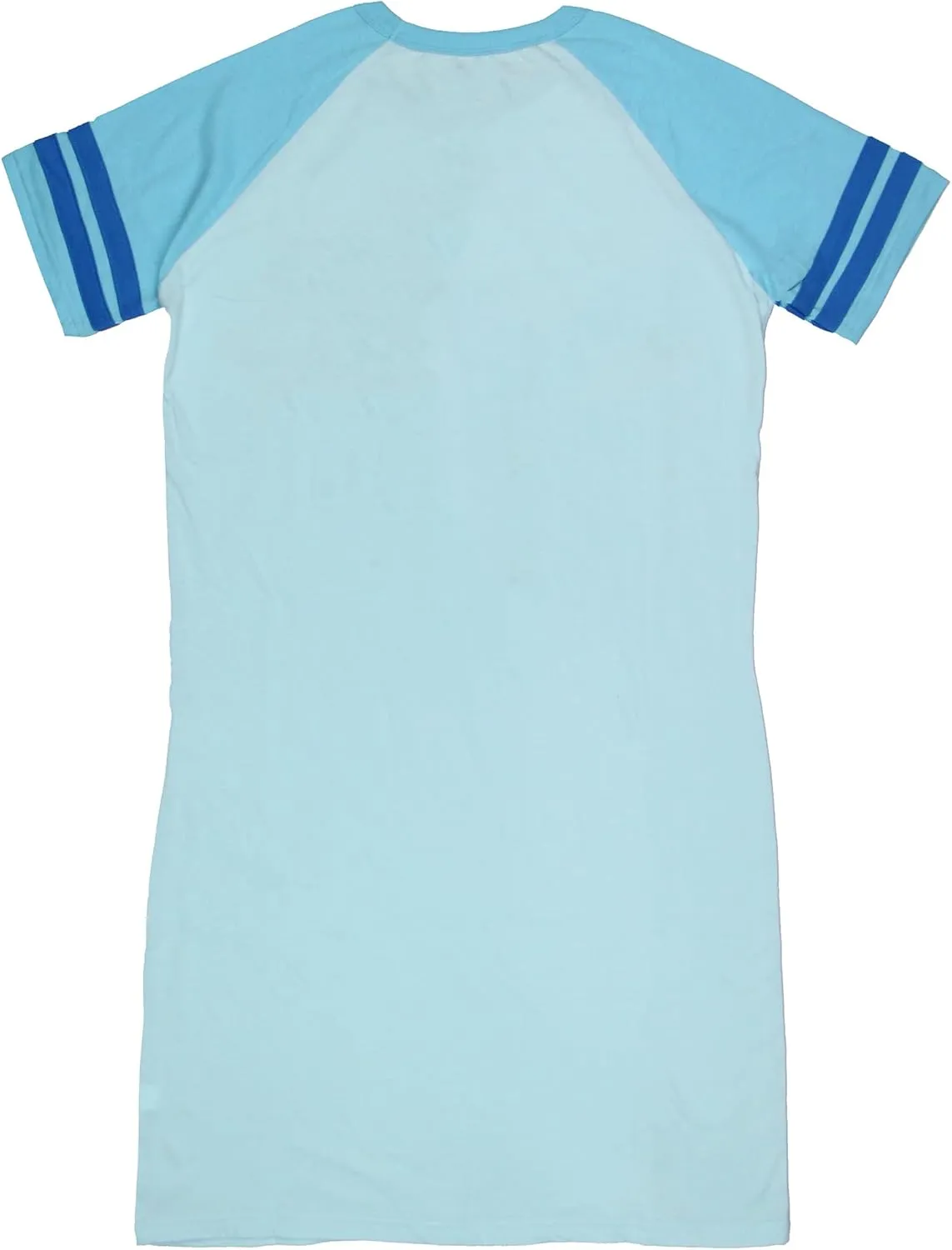 Bioworld Sanrio Hello Kitty and Friends Women's Varsity Pajama Sleep Shirt V-Neck Raglan Nightgown
