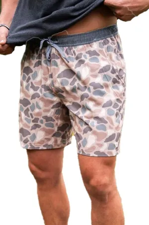 Burlebo Men's Athletic Workout 5.5" Inseam Shorts with Built-in Liner