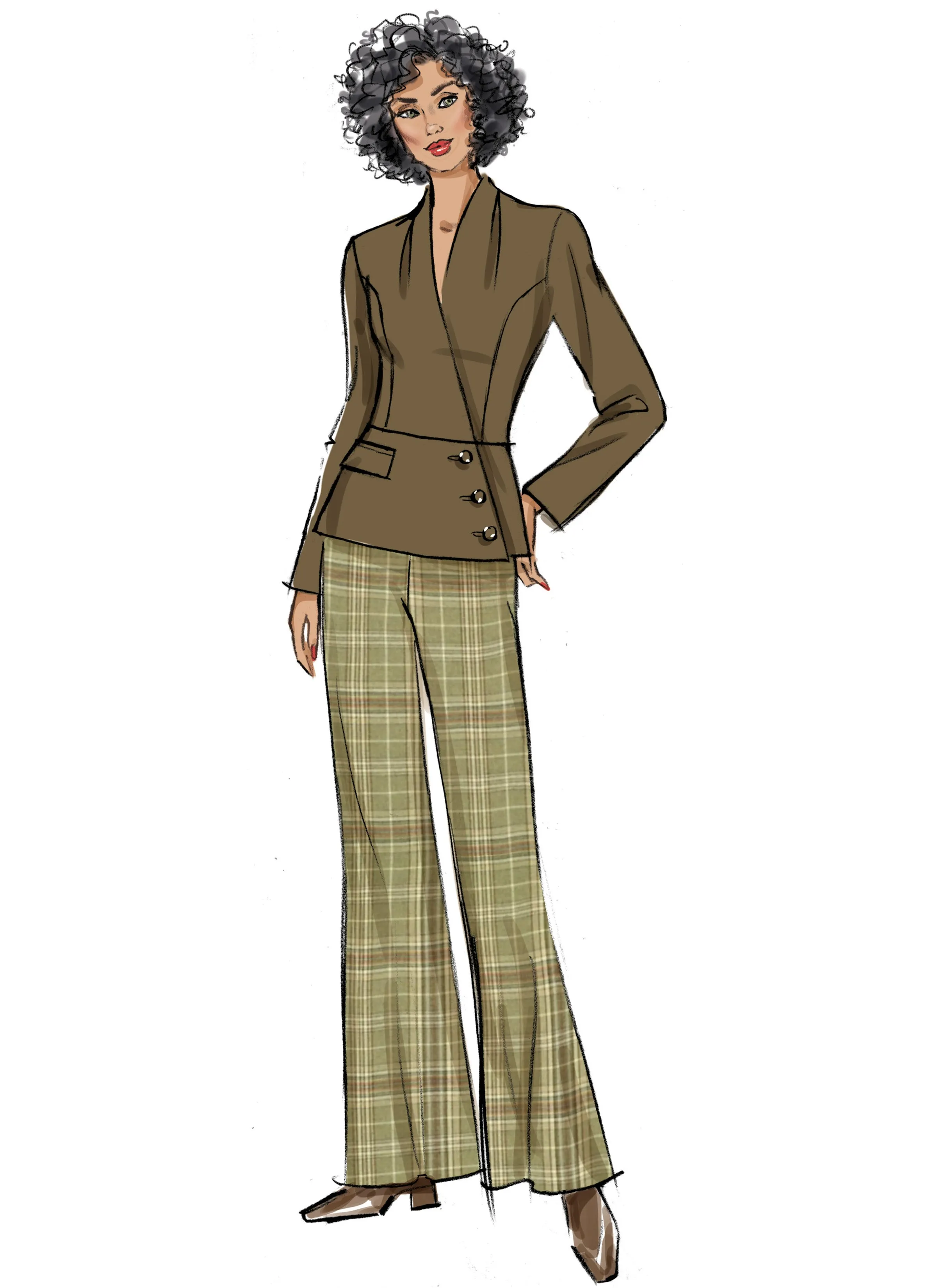 Butterick Pattern B6915 Misses' Jacket  &  Pants