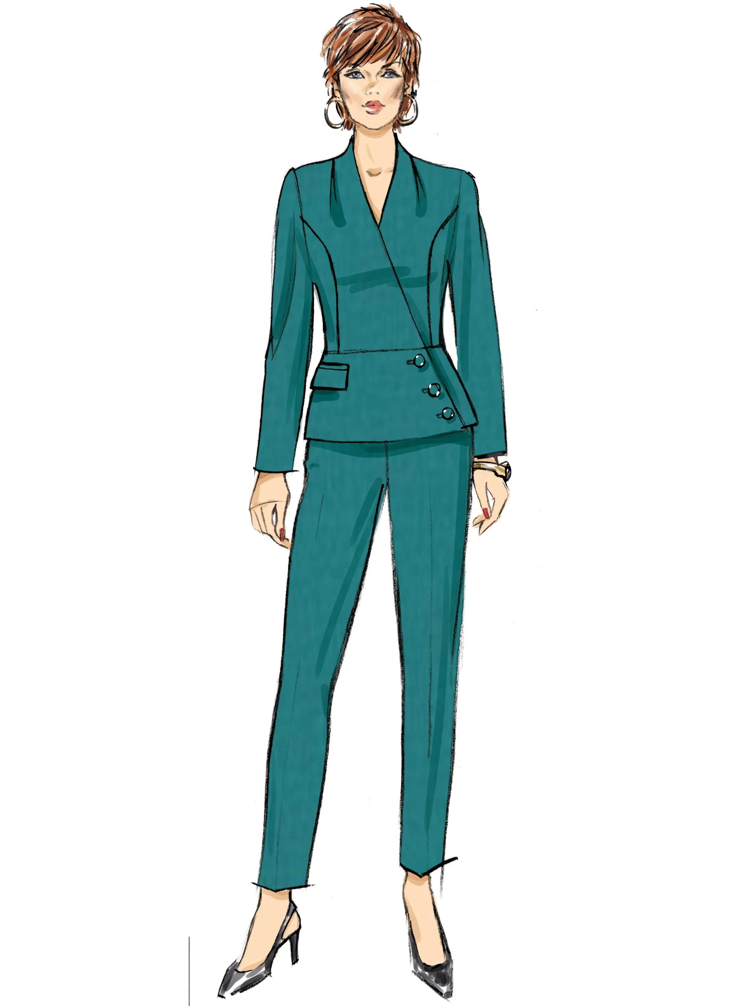 Butterick Pattern B6915 Misses' Jacket  &  Pants