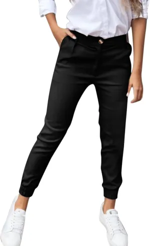 Capri Jeans for Women High Waisted Slim Fit Stretchy Cropped Pants Casual Straight Leg Cinch Bottom Trousers Pockets