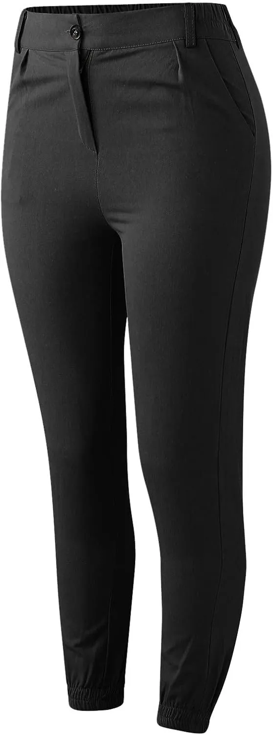 Capri Jeans for Women High Waisted Slim Fit Stretchy Cropped Pants Casual Straight Leg Cinch Bottom Trousers Pockets