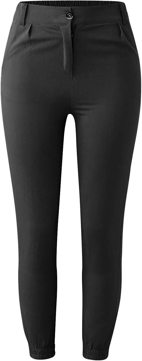 Capri Jeans for Women High Waisted Slim Fit Stretchy Cropped Pants Casual Straight Leg Cinch Bottom Trousers Pockets