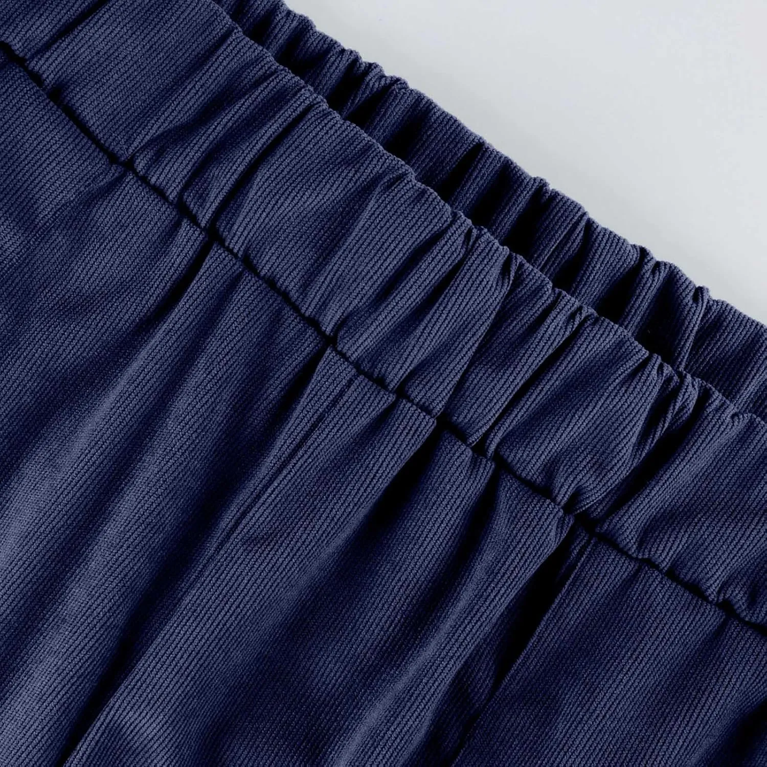 Corduroy Pants Women High Waisted Straight Leg Athletic Works Pants Casual Elastic Ladies Fall Trousers with Pockets