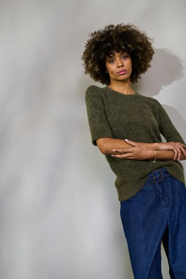 Culture SS Knit Green
