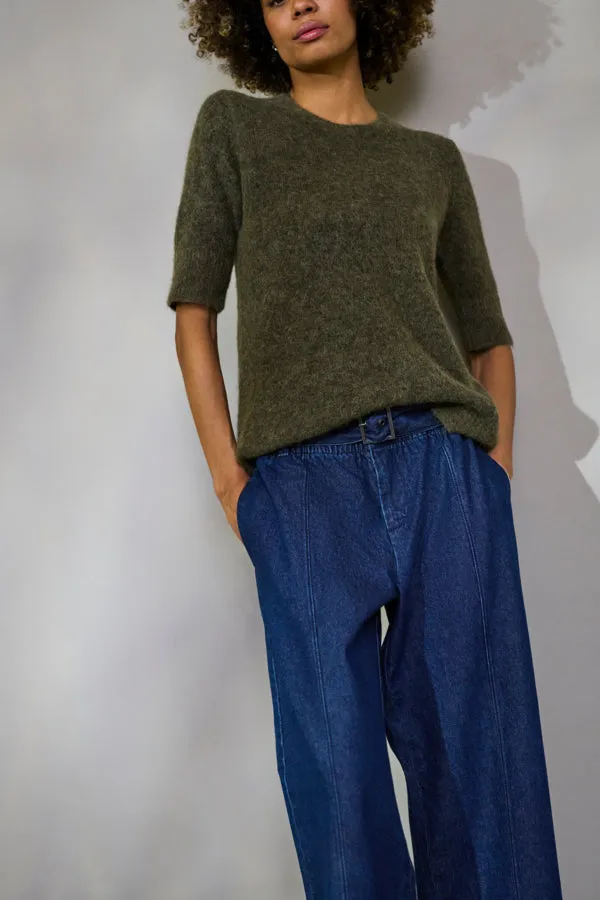 Culture SS Knit Green