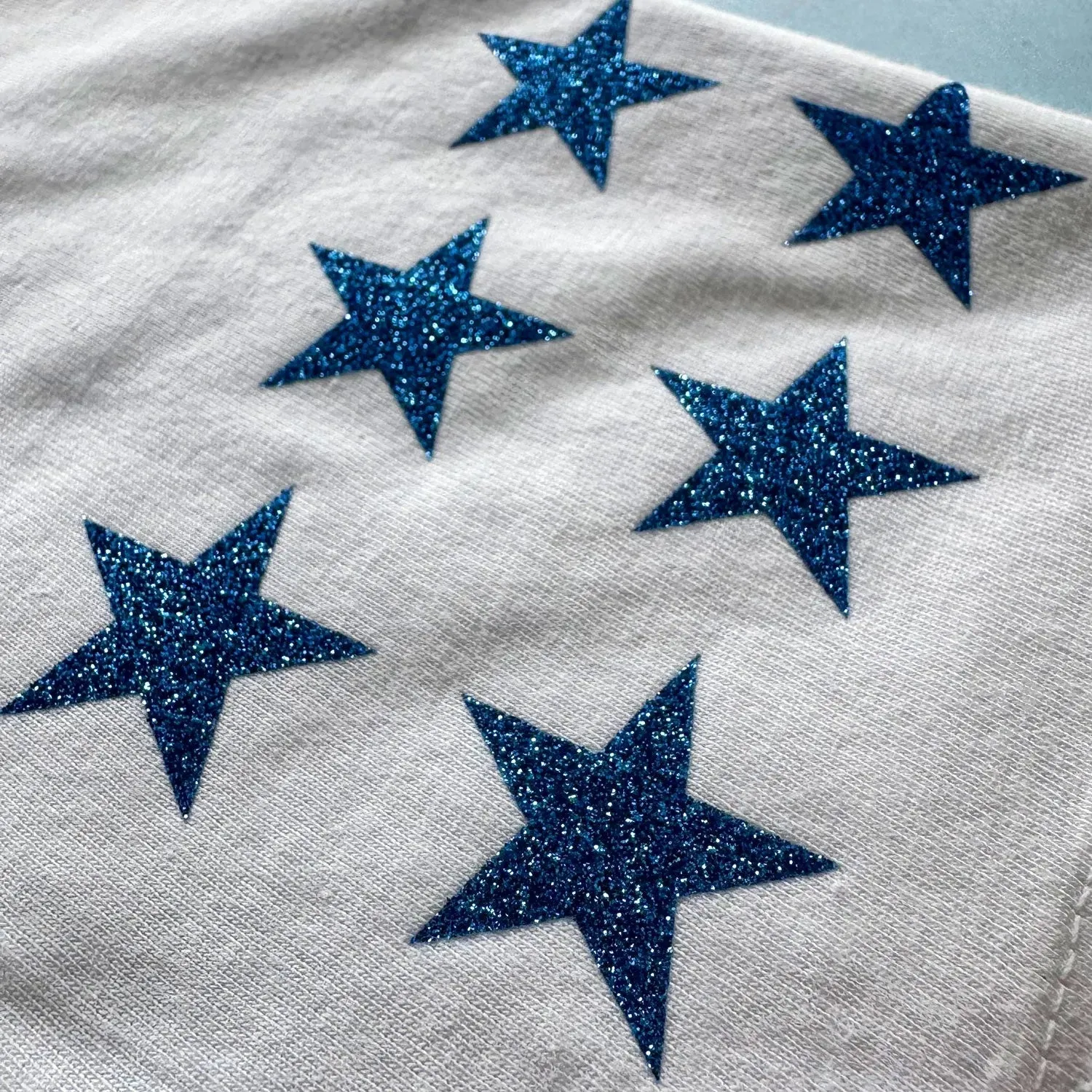 Custom Stars Iron-On Vinyl Transfer