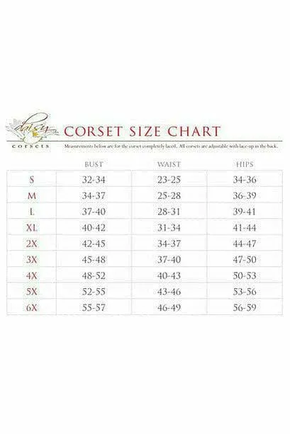 Daisy Corsets Red Sequin 3 Layer Skirt
