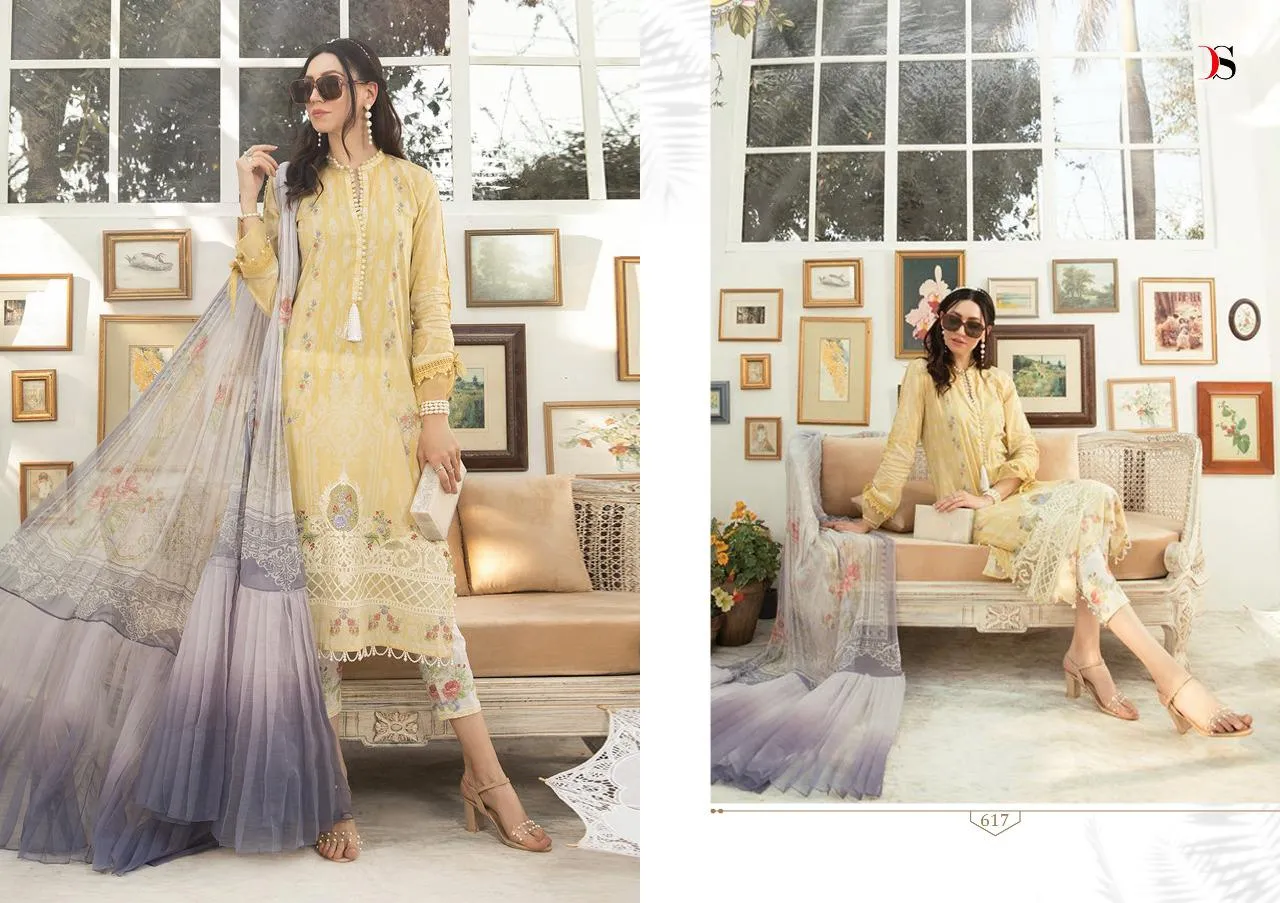 Deepsy Suits M Print 2020 Cotton Pakistani Stylish Embroiderd Salwar Kameez