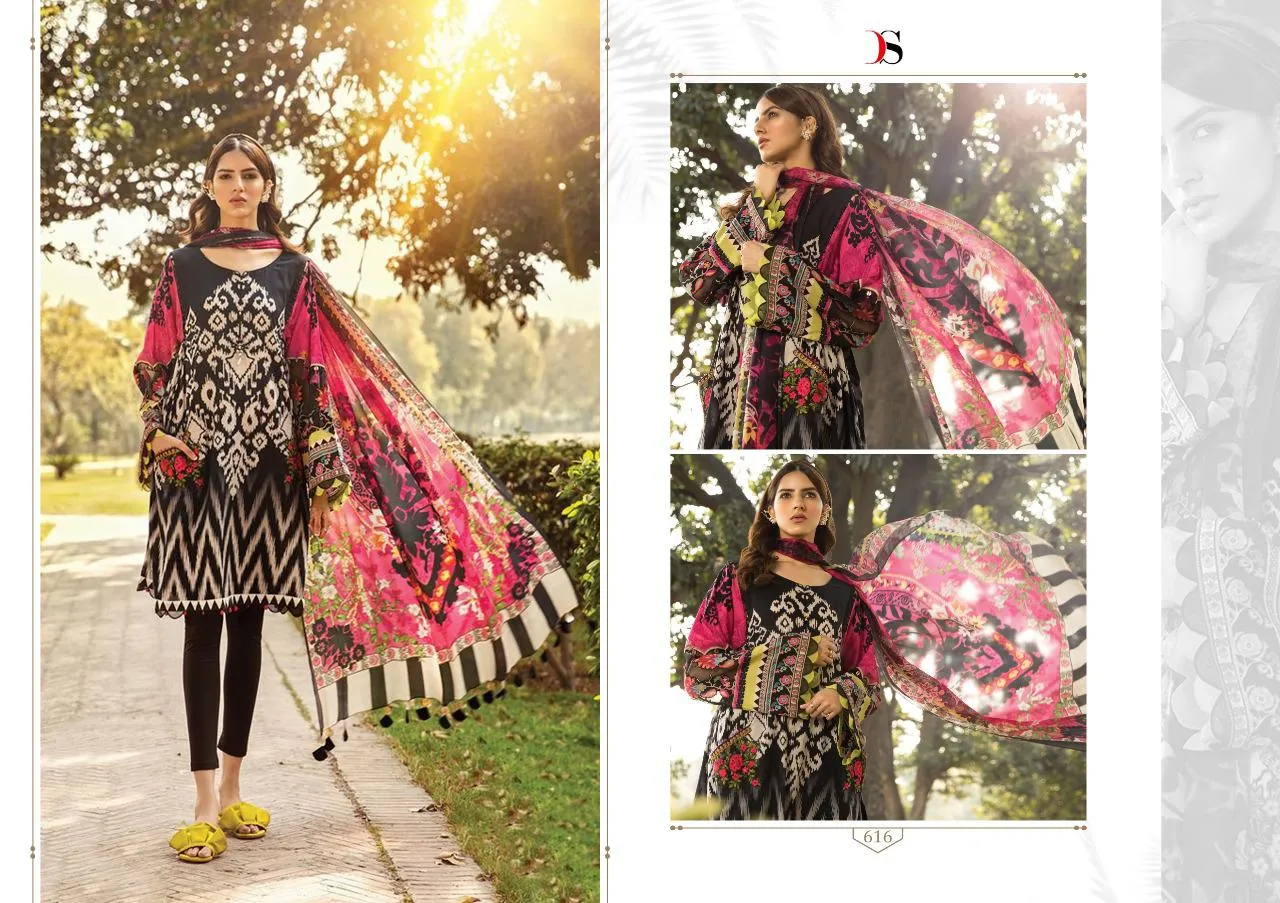 Deepsy Suits M Print 2020 Cotton Pakistani Stylish Embroiderd Salwar Kameez