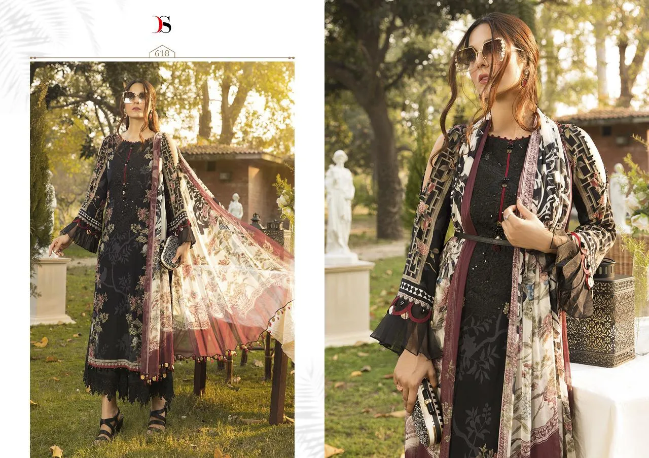 Deepsy Suits M Print 2020 Cotton Pakistani Stylish Embroiderd Salwar Kameez