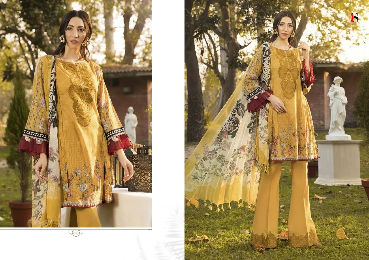 Deepsy Suits M Print 2020 Cotton Pakistani Stylish Embroiderd Salwar Kameez