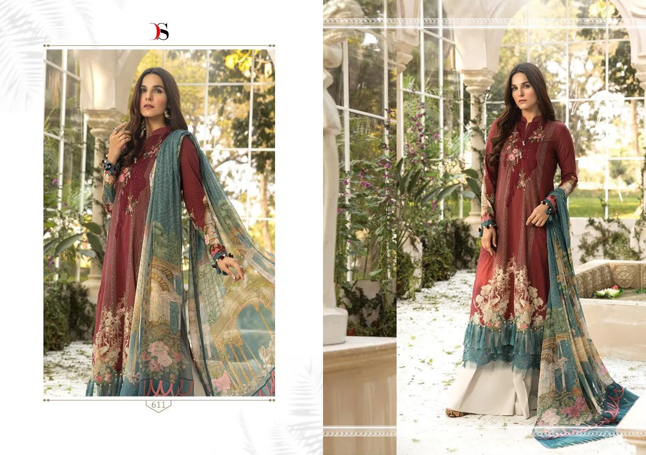 Deepsy Suits M Print 2020 Cotton Pakistani Stylish Embroiderd Salwar Kameez
