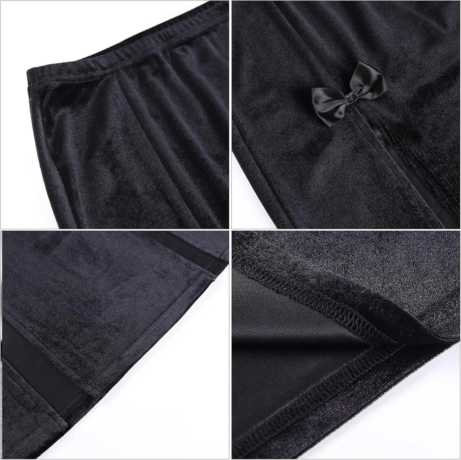 FEOYA Women's Skirt Steampunk Gothic Mini/Midi Skirts for Nightout Club Party