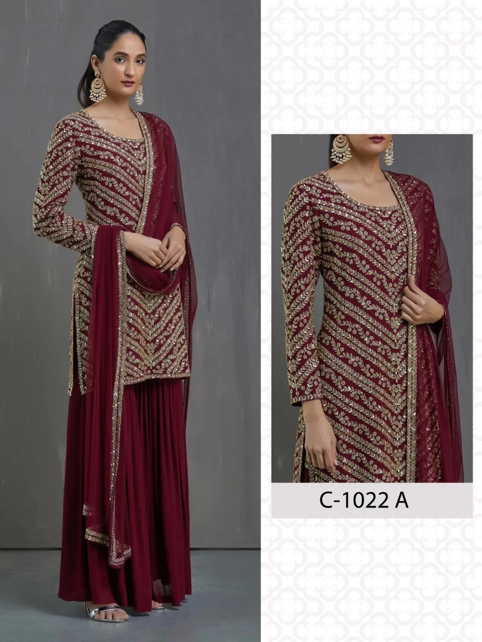 Fepic Rainbow Georgette Pakistani Stylish Collection