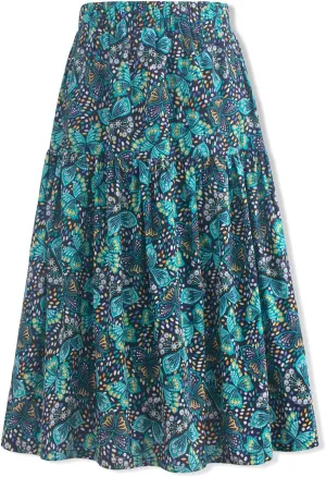 Floral Long Skirt for Girls Toddler & Kids & Teens II Girl's A-Line Maxi Skirts