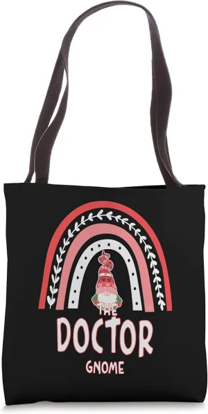 Funny Doctor Gnome Matching Christmas Pjs for Family Tote Bag