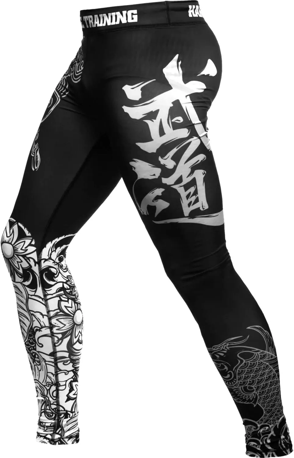 Hardcore Training Men's Compression Pants Workout Tights Leggings Base Layer Boxing Running Muay Thai MMA No Gi BJJ