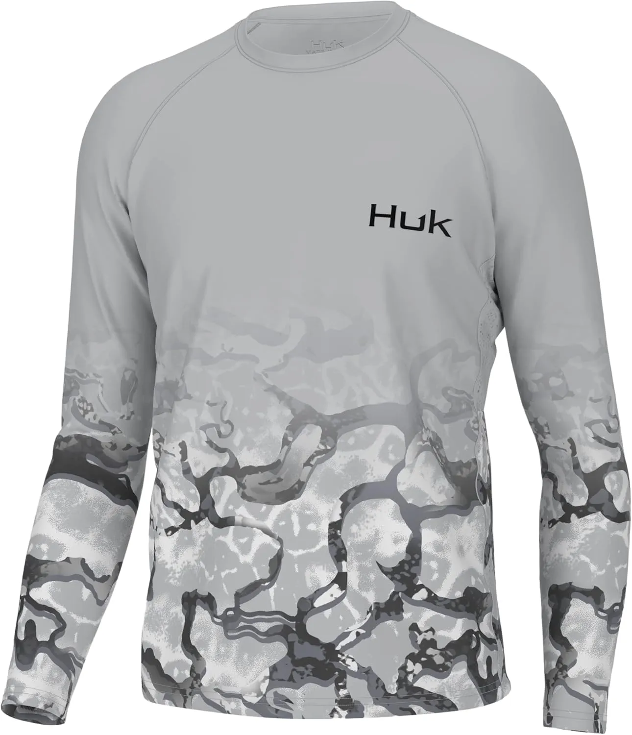 HUK Men's Kc Pursuit Long Sleeve, Sun Protecting Fishing Shirt