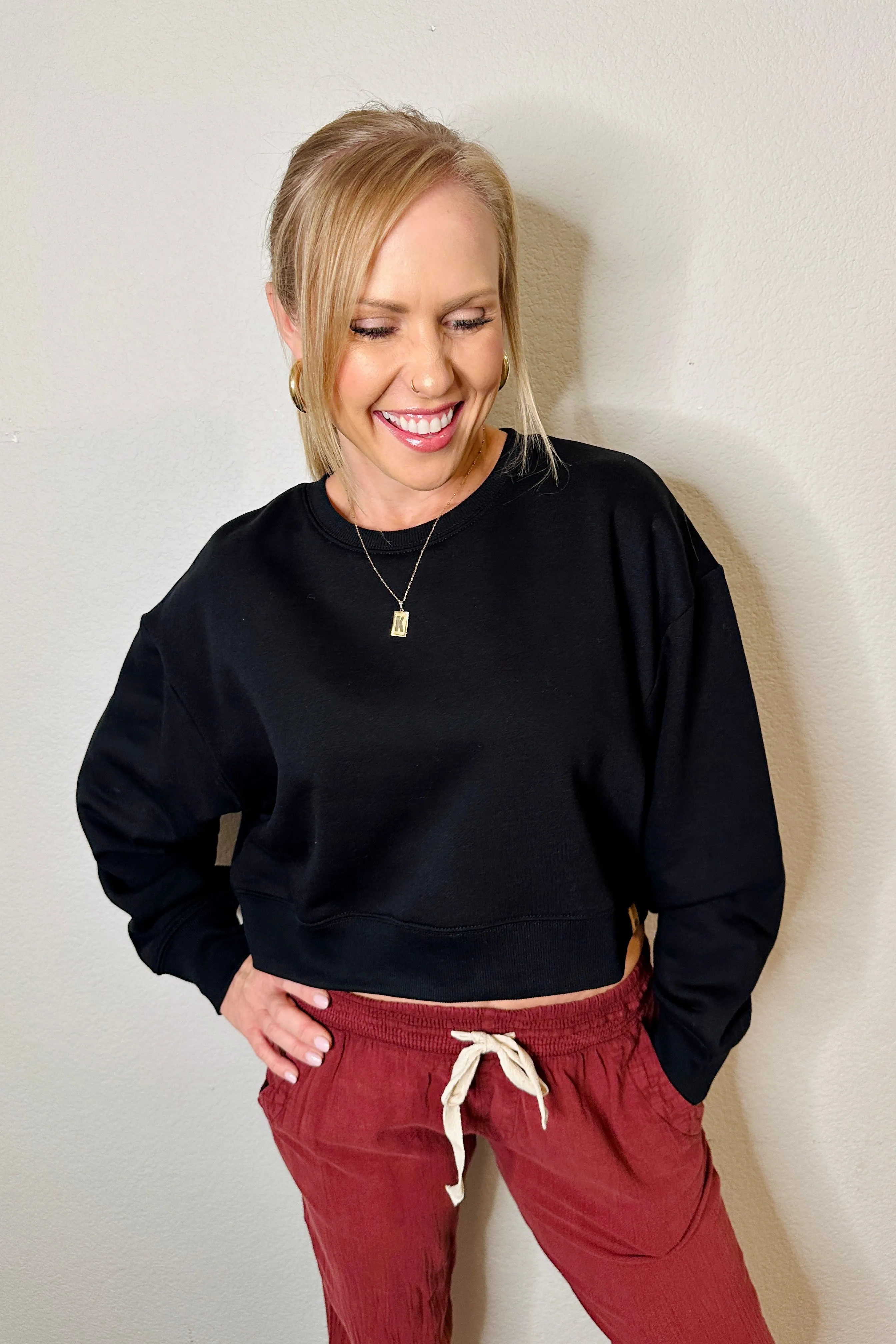Jamie TreeFleece Oversized Crew