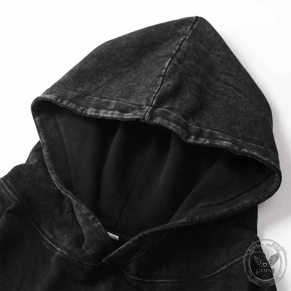 Just Having A Meltdown Snowman Vintage Washed Hoodie