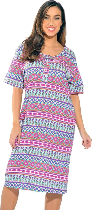 Just Love Short Sleeve Nightgown Sleep Dress for Women