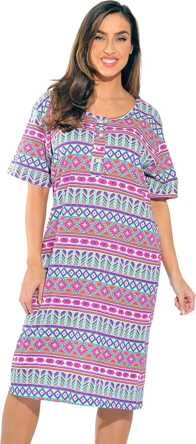 Just Love Short Sleeve Nightgown Sleep Dress for Women