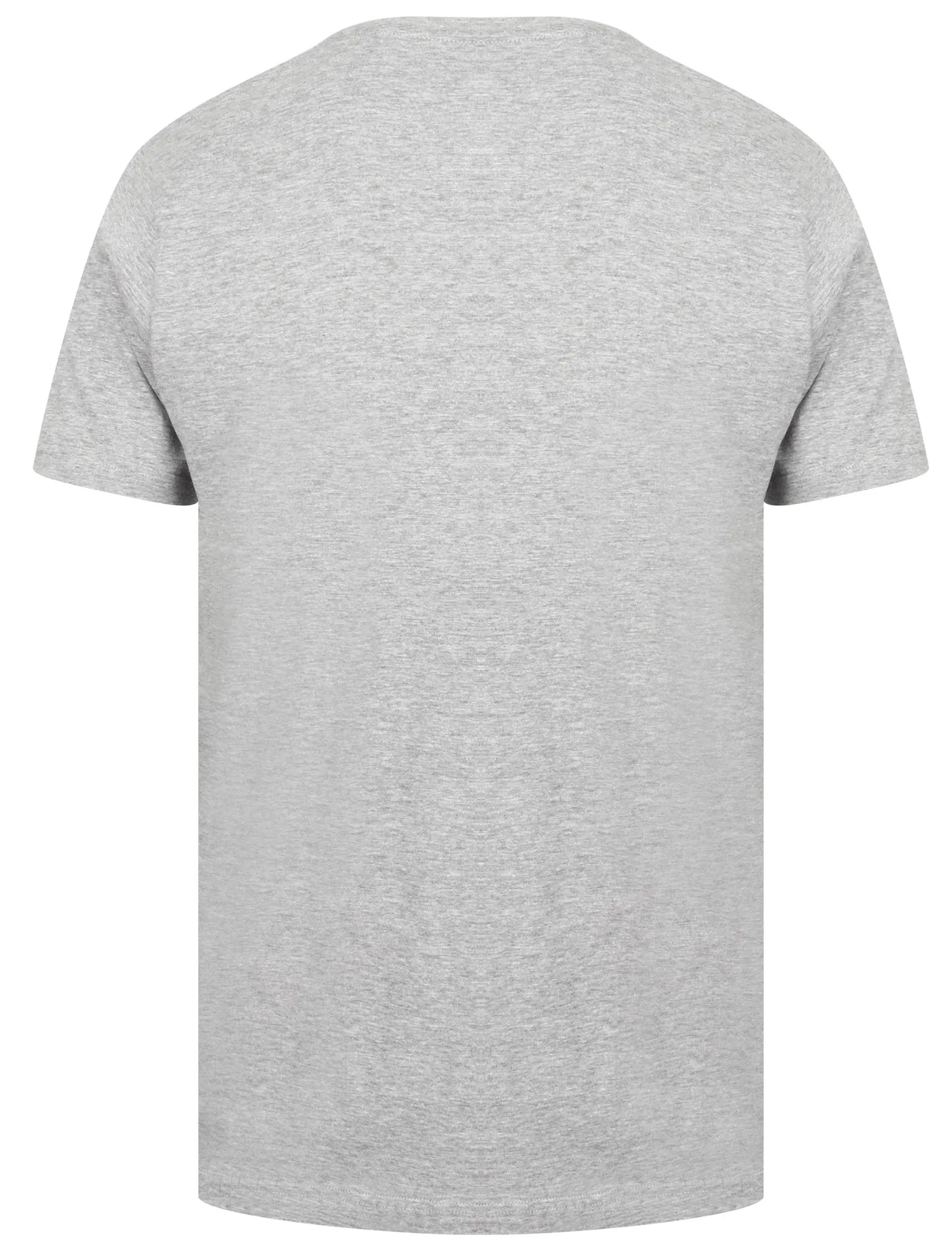 Kinsley Basic Cotton Crew Neck T-Shirt In Light Grey Marl - South Shore