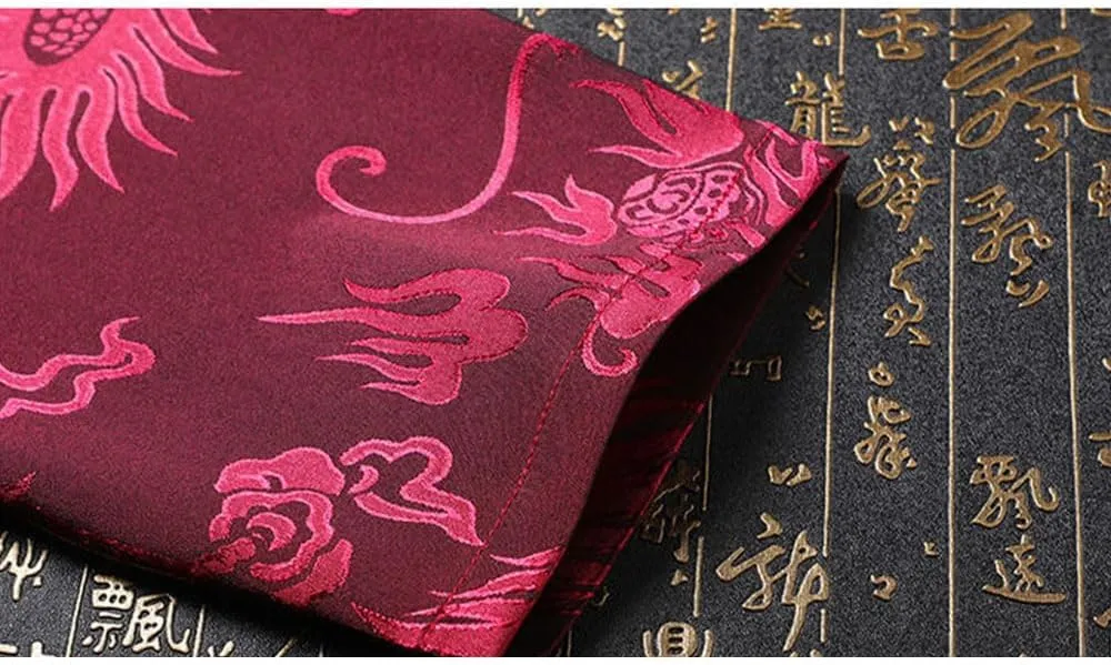 Kung Fu Uniform for Men Shirt Suit Chinese Traditional Tang Hanfu Martial Arts Wing Chun Tai Chi Training Cloth Pants