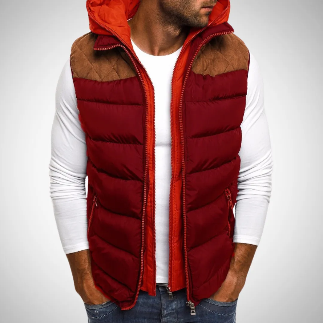Kyril Men's Hooded Padded Vest