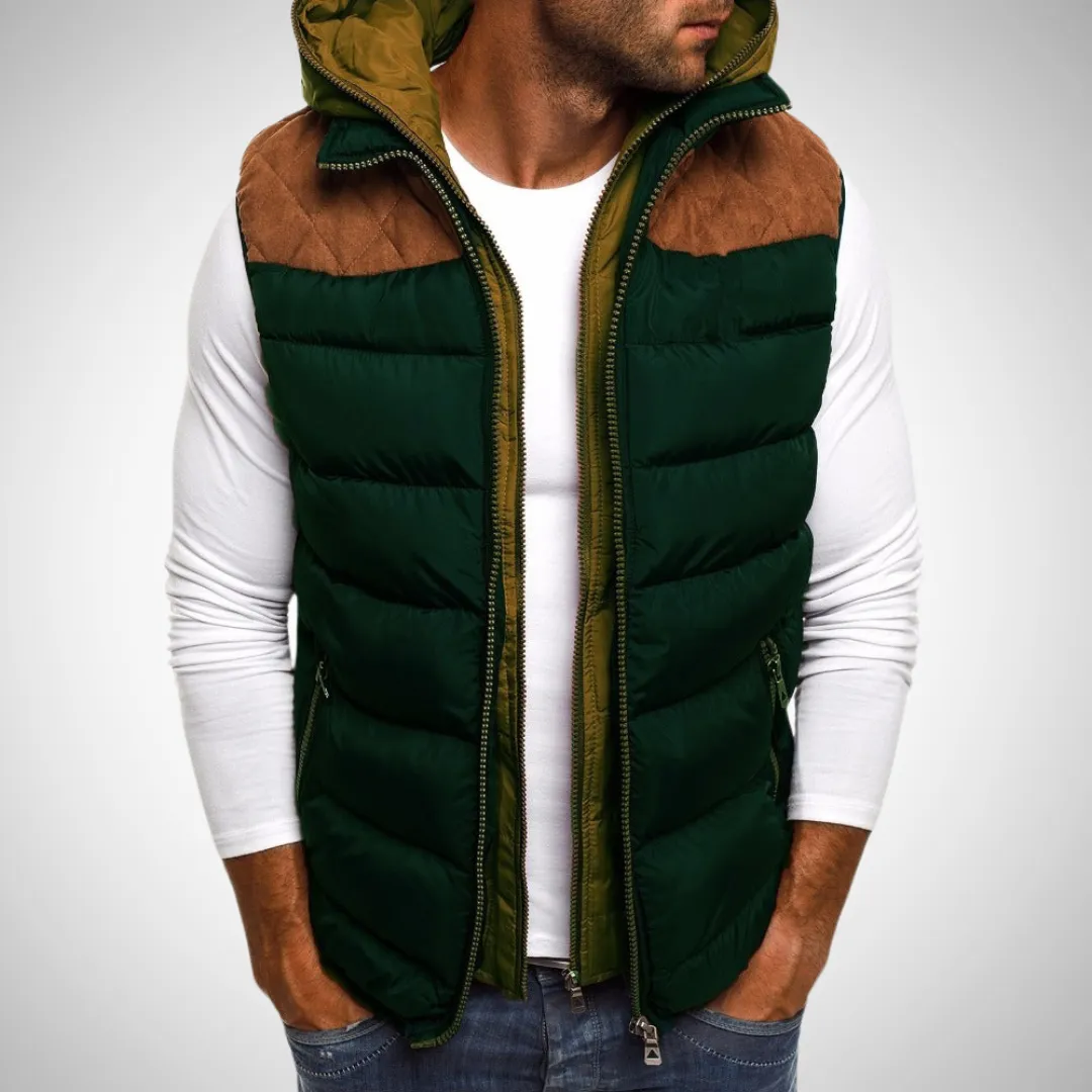 Kyril Men's Hooded Padded Vest