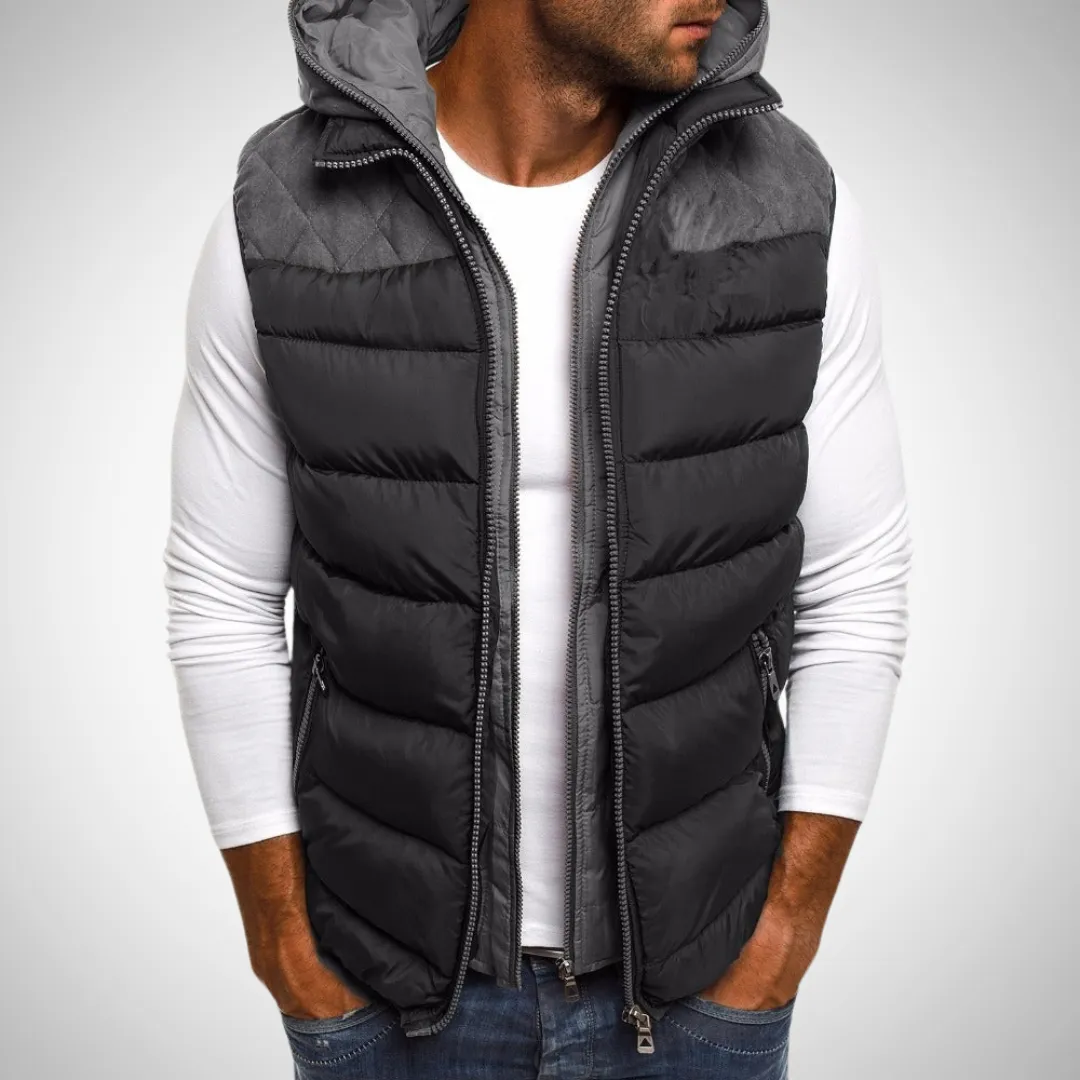 Kyril Men's Hooded Padded Vest