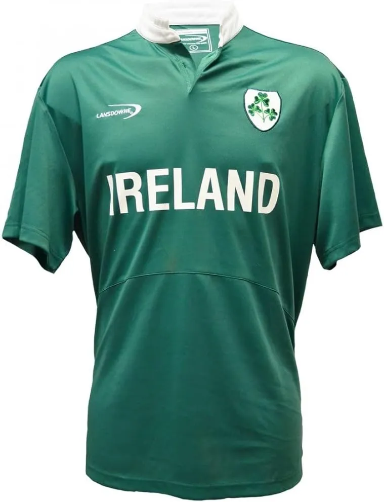 Lansdowne Green Ireland Shamrock Performance Rugby Shirt (Medium)
