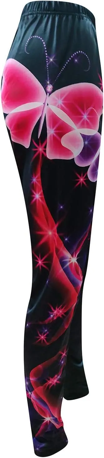 LCMTWX Leggings for Women Jeans Women Button Pocket Waist Elastic Color High Pants Leggings