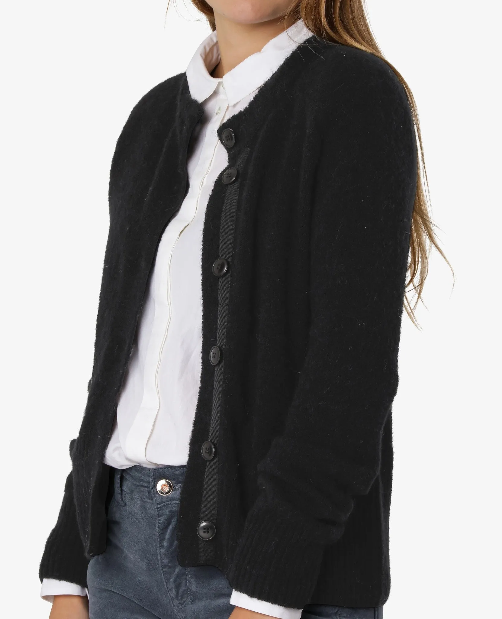 LIGHT ALPACA KNIT CARDIGAN
