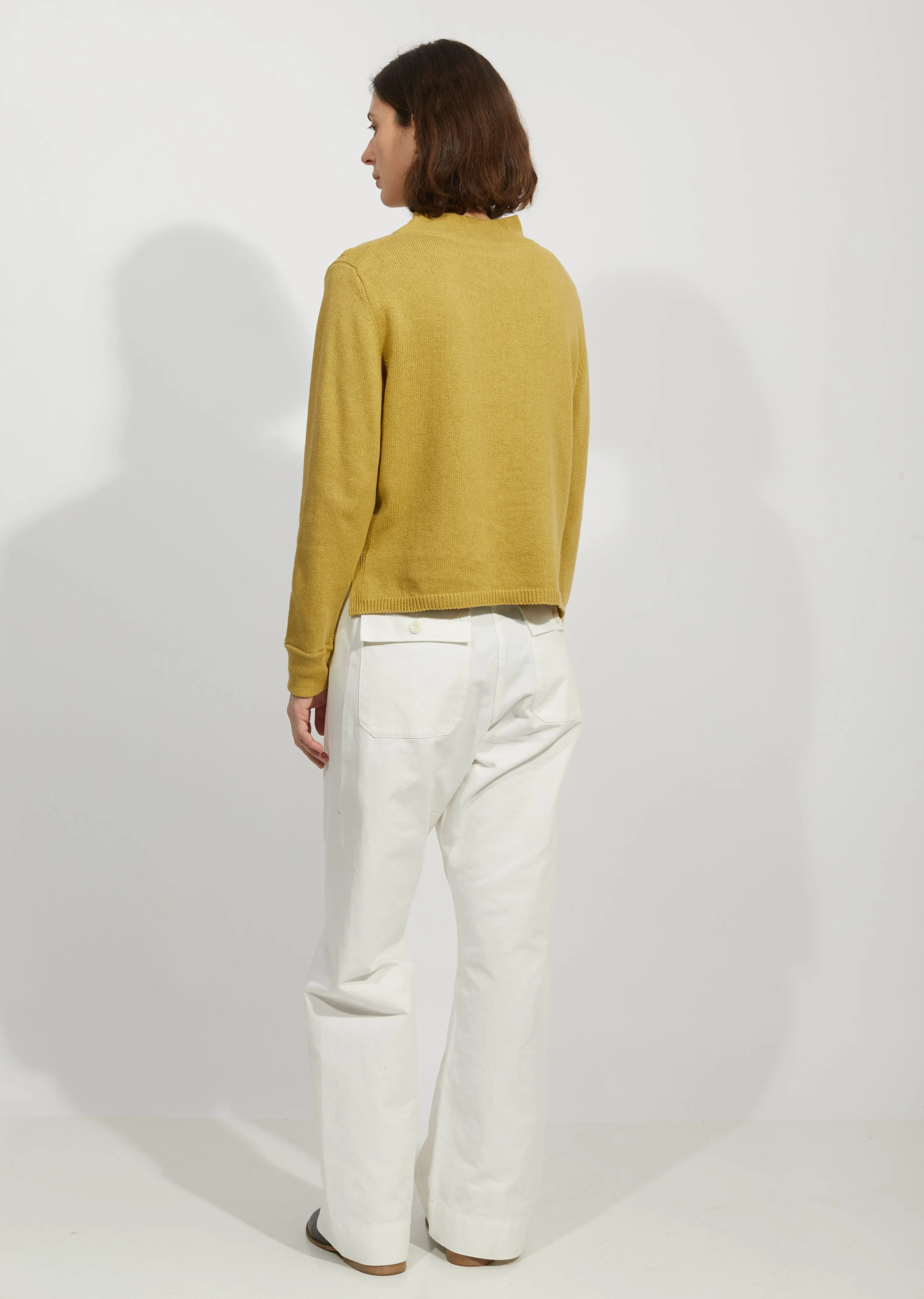 Linen & Cotton Officers Jumper Sweater