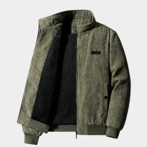 Mens Corduroy Jacket  Warm Lamb Wool Lining  Classic Fit  Thick & Comfortable  Multiple Colours