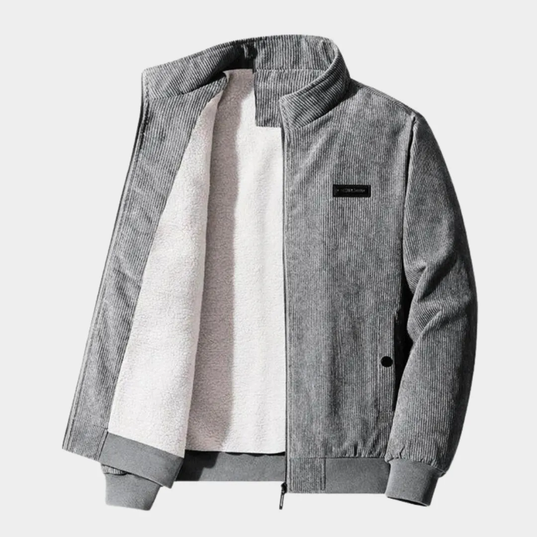 Mens Corduroy Jacket  Warm Lamb Wool Lining  Classic Fit  Thick & Comfortable  Multiple Colours