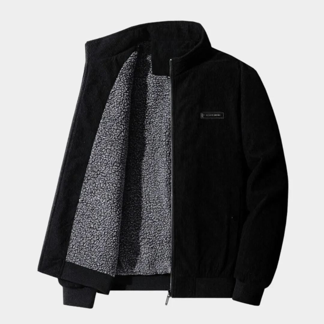 Mens Corduroy Jacket  Warm Lamb Wool Lining  Classic Fit  Thick & Comfortable  Multiple Colours