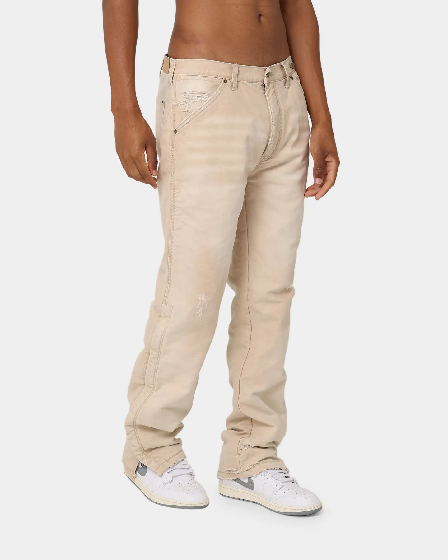 MNML Vintage Lined Work Pants Tan