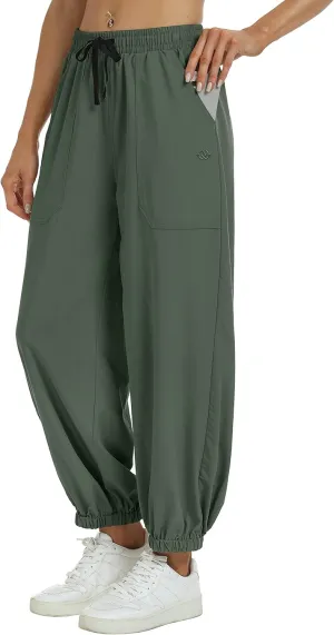 MoFiz Women's Hiking Pants Long Comfy Casual Pants Big Pocket Loose Athletic Pants Quick Dry Outdoor